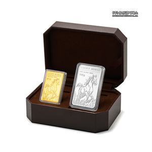 [삼성금거래소]붉은말 금은보화세트(골드바37.5g+실버바100g)