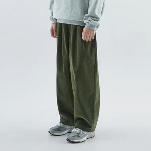 코듀로이 투 턱 와이드 팬츠 FPT402 / 5color M