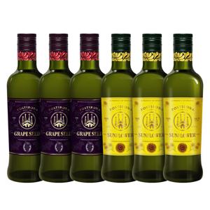 포스티보나 (스티로폼포장) 포도씨유 500ml 3병 해바라기유500ml 3병