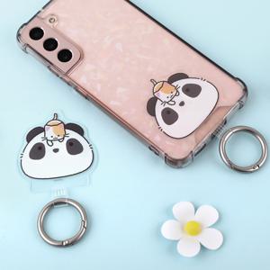 파오랑 팬더 판다 아크릴 귀여운 스마트폰 멀티링