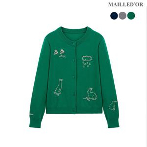 [홈쇼핑인기]코튼100 자수 가디건 1종