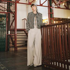 25SS 울실크혼방 플레어 팬츠