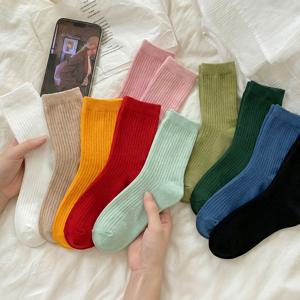 [5+5] 매일 신는 짱짱골지양말 혼합/흰검 (총 10켤레)