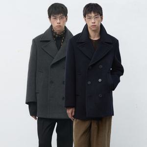 울 블렌디드 더블 피코트 [2COL] / SBE4M10015