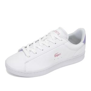 라코스테 카나비 셋 여자 스니커즈 운동화 신발 화이트 핑크 750SUJ0005-1Y9