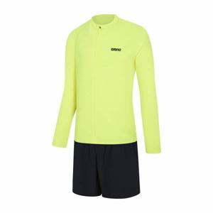 [아레나] 남성 이니셜 레저 짚업 래쉬가드 세트A4BM1PC02LIM