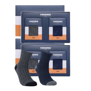 1+1  스포츠 캐주얼 양말선물세트 설명절 선물용 단체 답례품 남성 여성 캐주얼 양말세트4종