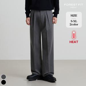 [브리치]  맨즈 / 남성 겨울 기모 투핀턱 와이드 슬랙스 (MS2510)