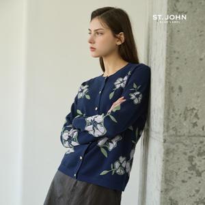 26SS 3D 아트웍 플로럴 니트 자켓