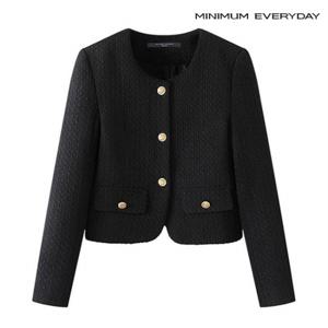 에브리데이] 정상가 69,000원 노카라 페미닌 페이크 포켓 트위드 자켓 (EA3JK014D)