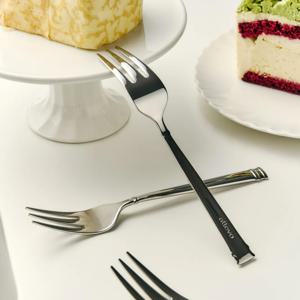 브리앙 고급 디저트 과일포크 세트 티포크 커트러리 4인조 4P