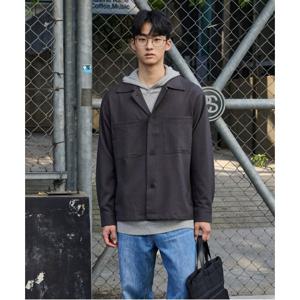 [STCO] 아우터 셔츠_차콜 그레이 (오버핏)-SDSVD72OSC