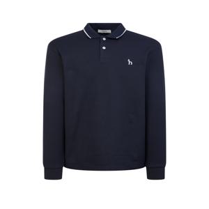 남성 [[25SS]] WHTS5A205N2 [스테디셀러] 네이비 패턴 면혼방 긴팔카라티셔츠