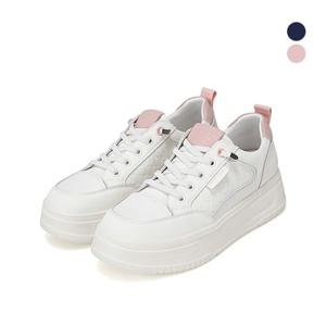 [최초가 198,000] 세븐플로어 소가죽 탭 여성스니커즈 4cm_SFH163