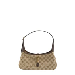 여성 베이지 스몰 호보 클러치 863137 FAFV2 9651