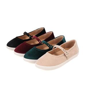 [최초가 168,000] 세븐플로어 패브릭 코듀로이 메리제인 여성 플랫 1.5cm_SFH543.