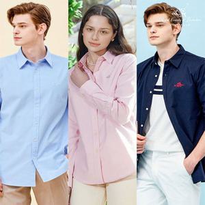 [RCB폴로클럽] 남자 여자 간절기 FW 데일리 캐주얼 클래식 면스판 옥스포드 폴로 셔츠