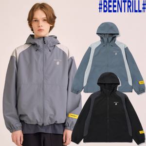 [빈트릴]배색 오버핏 윈드브레이커 BA241JP002