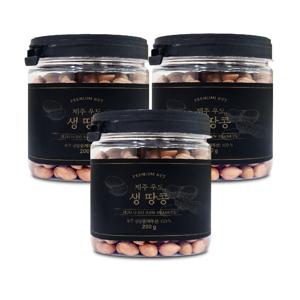[소비기한 임박 26.04.08] 제주도 우도 생 땅콩 200g x 3병