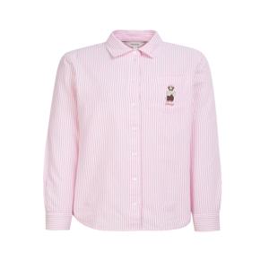 헤지스 여성 [[26SS]] HSSH6AC14P2 [아이코닉] 옥스포드 스트라이프 셔츠 핑크