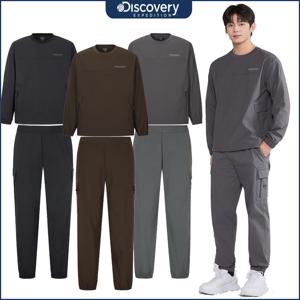 디스커버리 25FW가격인하 남성 와샤 우븐 트레이닝셋트 DMTR2E054,DMTP2A054