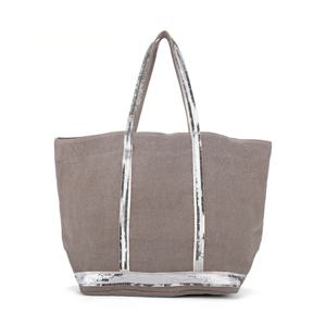 0PVE31 V40315 992 카바스 스팽글 리넨 토트백 라지 L