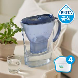 정수기 마렐라 2.4L 블루+총 필터 4입