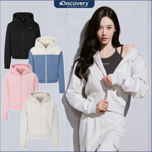 디스커버리 26SS신상 닝닝후드 여성 테크 니트 트레이닝 후드자켓 DWTR42061
