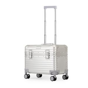 [무케] _라운지 20인치 실버 프리미엄 기내용 풀알루미늄 탑오픈 저소음 TSA