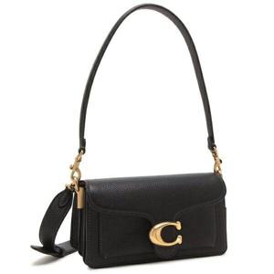 MUST IT_COACH  25FW 카프스킨 태비 숄더 백 (CY201 B4 BK)