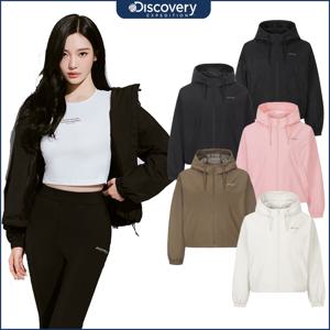 디스커버리 26SS봄신상 닝닝바람막이 여성 2L 오버핏 크롭자켓 DWWJ3M061