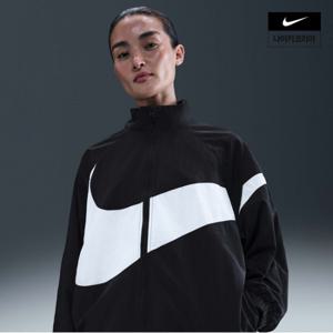 여성 스포츠웨어 오버사이즈 우븐 재킷 HV4108-010