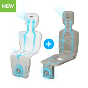 [비밀혜택가](1+1) 에어포켓3 영유아용+에어포켓3 토들러/주니어 겸용 통풍 카시트 유모차 쿨시트