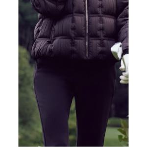 여성 쉘러 부츠컷 팬츠 - 블랙(BJ5X21A555)