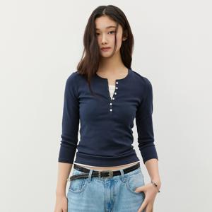 [최초가 69,900원] 컴포트 헨리넥 긴팔 티셔츠_8COLORS