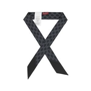 812250 3G001 1060 라메 GG 프린트 스키니 트윌 실크 스카프