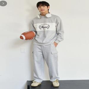 남성 무브 더블니트 카고 와이드 팬츠 PHF1PT1769