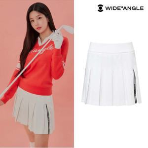 공식 신상 여성 CO 봄 베이직 플리츠 큐롯 골프 치마 L 권은비 착용 WWP25Q51W2