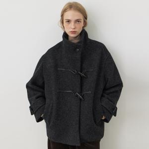 [최초가 329,000원] 울 하이넥 더플 코트_2COLORS