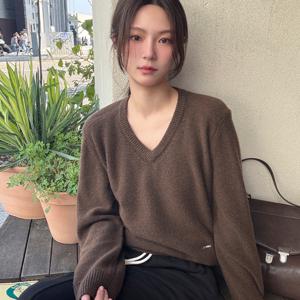 [최초가 109,000원] 울 에센셜 브이넥 니트_5COLORS