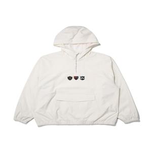 우븐 아노락 오프화이트
