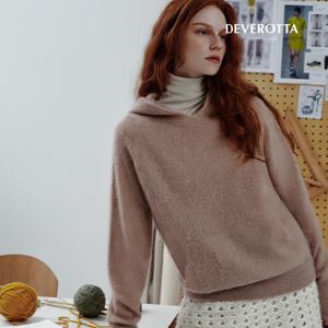 25FW 이태리 알파카 글리터 후드 풀오버