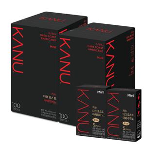 카누 미니 다크 로스트 100T X2개+선물 10T
