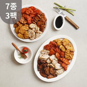 닭신 오븐구이 쫄깃 닭안심살 7종 3팩