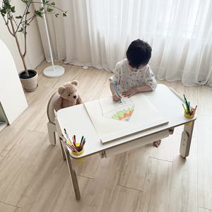 란가구 로로 미술책상 의자세트