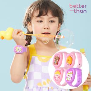 베러댄 어린이 썸머밴드 4개세트 입체형 캐릭터 LED 3단계 썸머팔찌 시트로넬라 남아 여아용 여름철 어린이집 생일 답례품