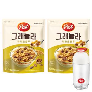 포스트 그래놀라 카카오호두 510G X2+락앤락 시리얼 용기