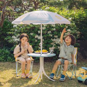 ON 키즈피크닉 가든 파라솔의자세트 스마일