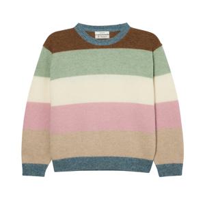 남성 [[24FW]] HZSW4D404T1 [셔틀랜드 울] 블루 컬러 블록 니트