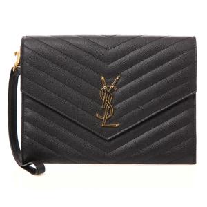 [롯데백화점] [생로랑] 클러치 617662 BOW01 1000 모노그램 퀼팅